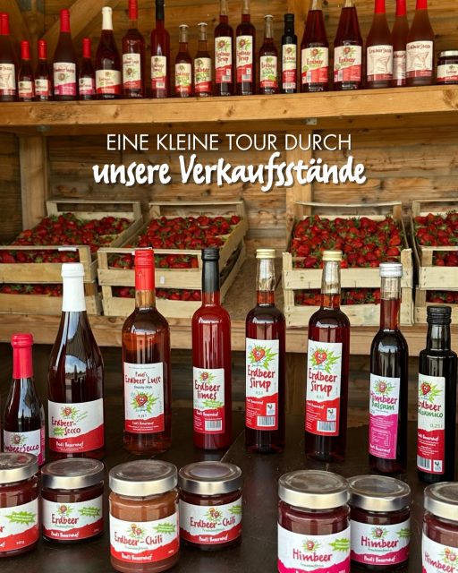 Willkommen an unseren Verkaufsständen 🍓
Hier warten frische Erdbeeren und viele liebevoll gemachte Produkte auf euch.

Und dieses Wochenende (ab Freitag) gibt es etwas ganz Besonderes:
unsere mit viel Herz gepackten Muttertagskörbchen 💕

2 Varianten stehen für euch bereit:

🥂 Sektfrühstück
500g frische Erdbeeren, spritziger Erdbeersecco, Erdbeerfruchtaufstrich + Karte & Körbchen

🌸 Muttertags-Frühstück
500g frische Erdbeeren, Erdbeerfruchtaufstrich, Himbeerfruchtaufstrich + Karte & Körbchen

Ein kleines Geschenk mit großer Wirkung – frisch, regional & mit ganz viel Liebe zusammengestellt 🥰

Eine Übersicht unserer Verkaufsstände findet ihr auf unserer Website.

Kommt vorbei, wir freuen uns auf euch! ❤️🍓

#paulsbauernhof #erdbeersaison #muttertag #bauernhof #regional