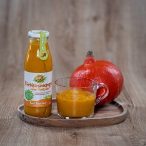 Vegane Kürbiscremesuppe 0,5 l vom Hokkaido