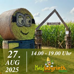 Maislabyrinth am 27.08.2025<br>14:00 - 19:00 Uhr